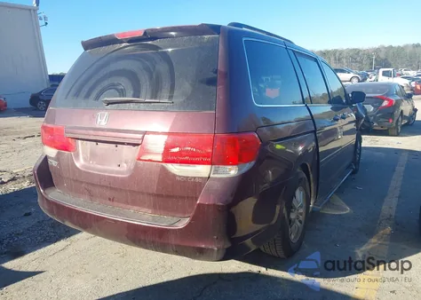2010 Honda Odyssey Ex-L z USA, uszkodzony, nr VIN 5FNRL3H74AB036987